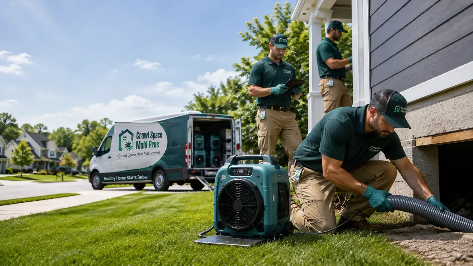 Crawl Space Mold Removal in Williams, OR